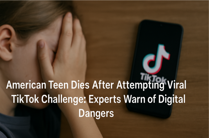 American Teen Dies After Attempting Viral TikTok Challenge: Experts Warn of Digital Dangers